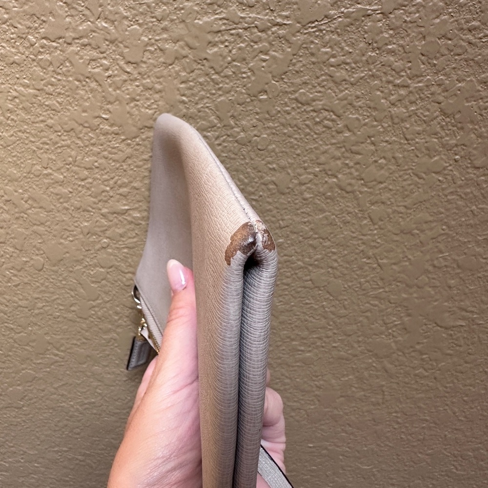 Coach Tan Small Crossbody Wallet - Picture 7 of 7